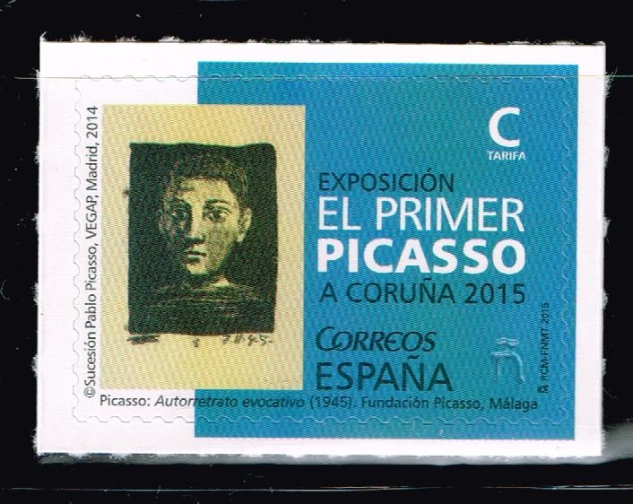 Edifil  4932 Exposición El primer Picasso.  La Coruña 2015