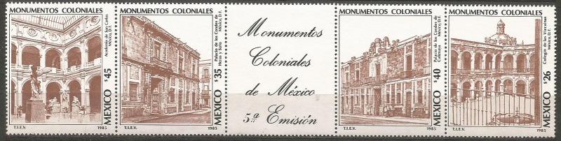 MONUMENTOS  COLONIALES  DE  MÈXICO
