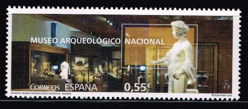  Edifil  4953  Museos.  Museo Arqueológico Nacional. Madrid.