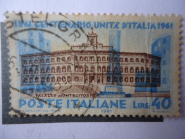 1861- Centenario Unita D´Italia- 1961 -Unidad Italiana.