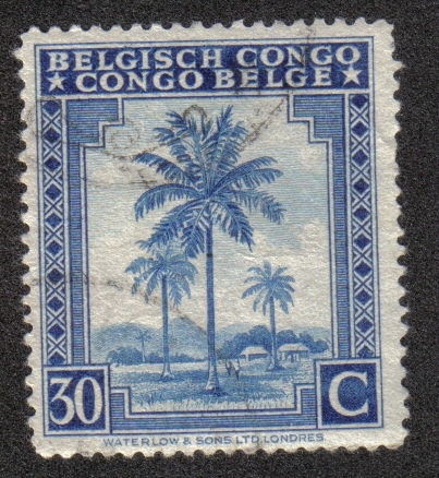 Sello Definitivo, Congo Belga