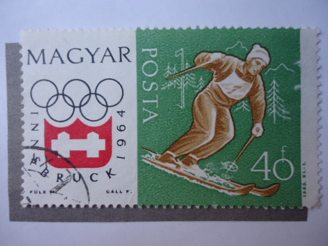 Innsbruck 1964 - Magyar Posta.,