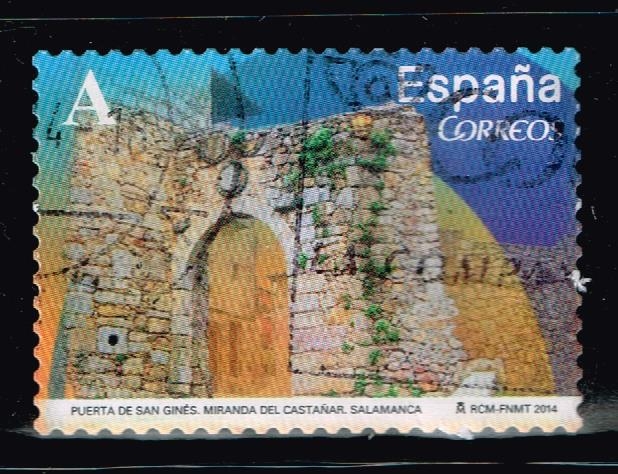 Arcos y puertas monumentales.  Puerta de San Gines, Miranda del Castañar.  Salamanca