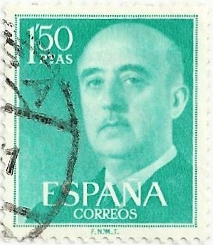 SERIE BÁSICA FRANCO. VALOR FACIAL 1,50 Pts. EDIFIL 1155