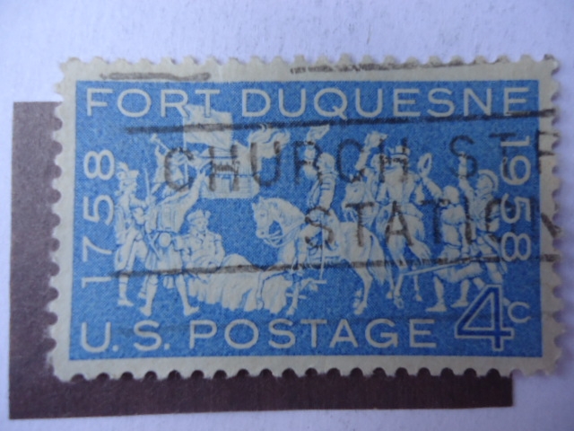 Fort Duquesnf 1858-1958 - S/usa. 1123.