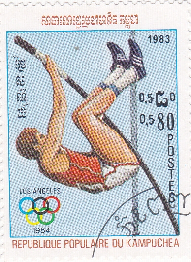 Olimpiada de Los Angeles- salto de pértiga