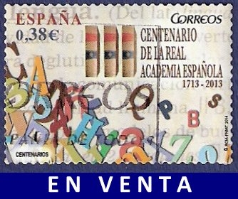 Edifil 4847 III Centenario de la Real Academia Española 0,38