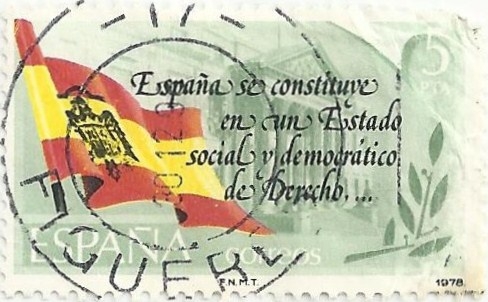 PROCLAMACIÓN DE LA CONSTITUCIÓN ESPAÑOLA. EDIFIL 2507