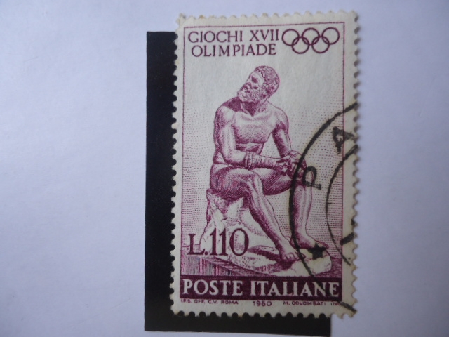 Giochi XVII Olimpiade - Juegos Olímpicos de Verano 1960-Roma- Boxeador Romano