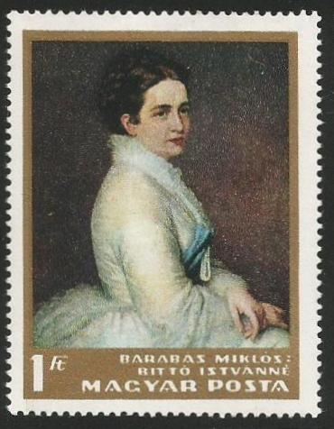 Mrs István Bittó by Miklós Barabás (1796)