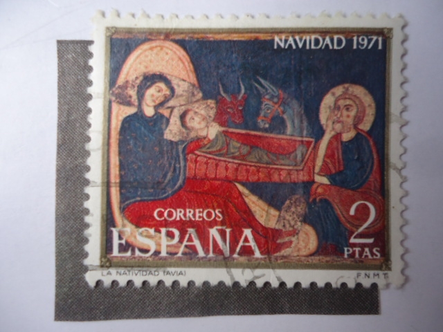 La Navidad 1971 (Avia) - Fragmento del Altar de Avia.