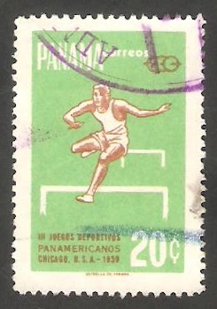 335 - III Juegos deportivos Panamericanos, en Chicago, Carrera de obstáculos