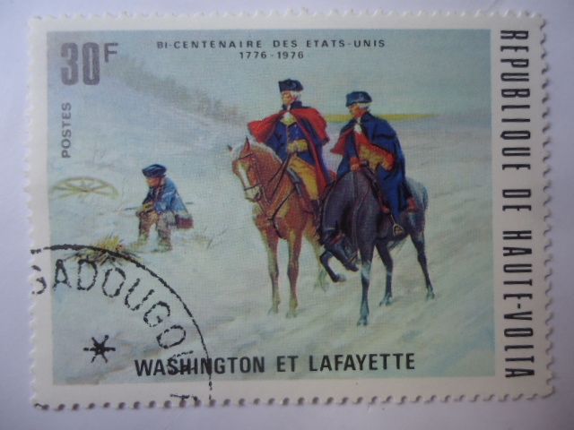 Washington Et Lafayette - Bi-Centanari Des Etats-Unis 1776-1976