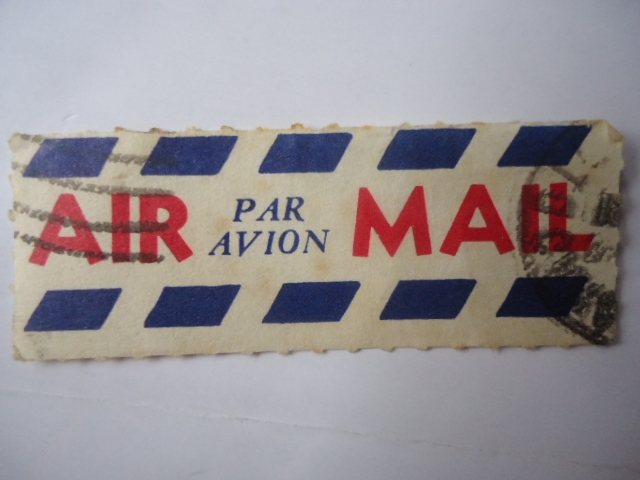 Par Avion - Air Mail.