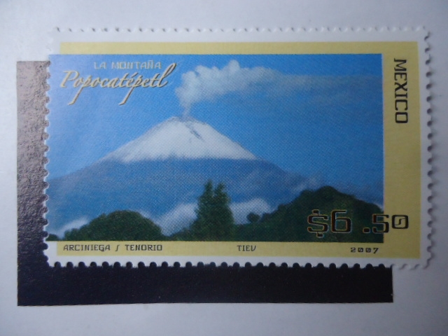 La Montaña Popocatépetl.