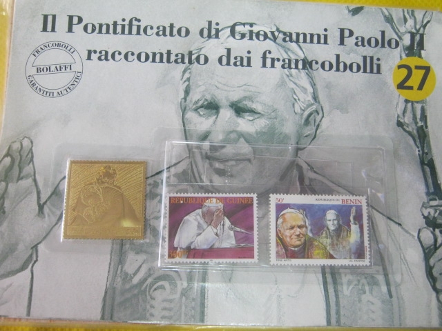 Sellos 27 años de Juan Pablo II