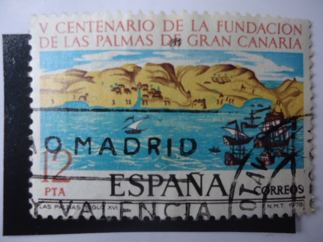 Ed:2479 -V Centenario de la Fundación de las Palmas de Gran Canaria - Las Palmas Siglo XVI. de la 
