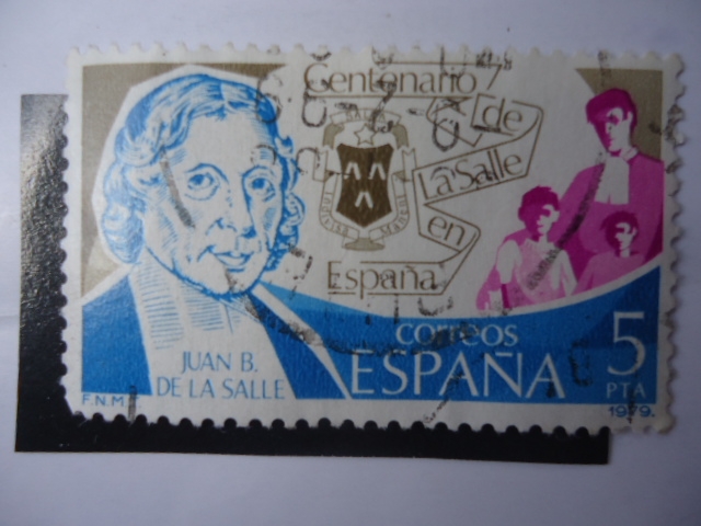 Ed:1112 -Centenario de la Salle en España - Juan B. de la Salle