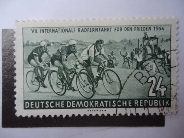VII. Internationale Radfernfahrt Für Den Frieden 1954.