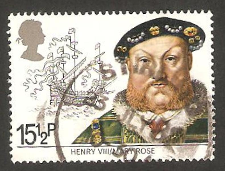 1047 - Henry VIII, y barco Mary Rose