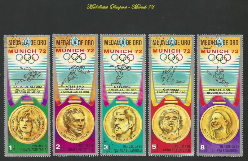 Medallistas Olímpicos - Munich 72