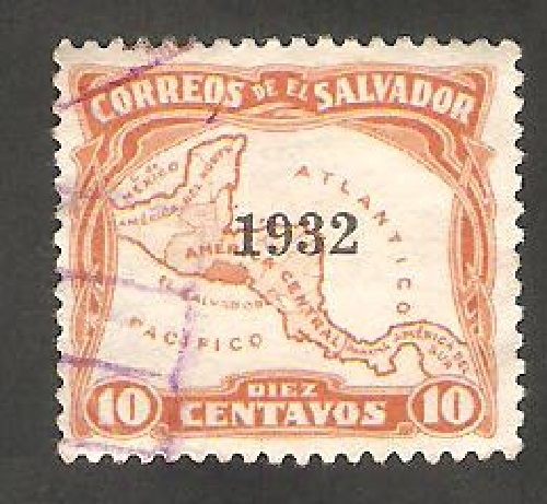 478 - Mapa de América Central