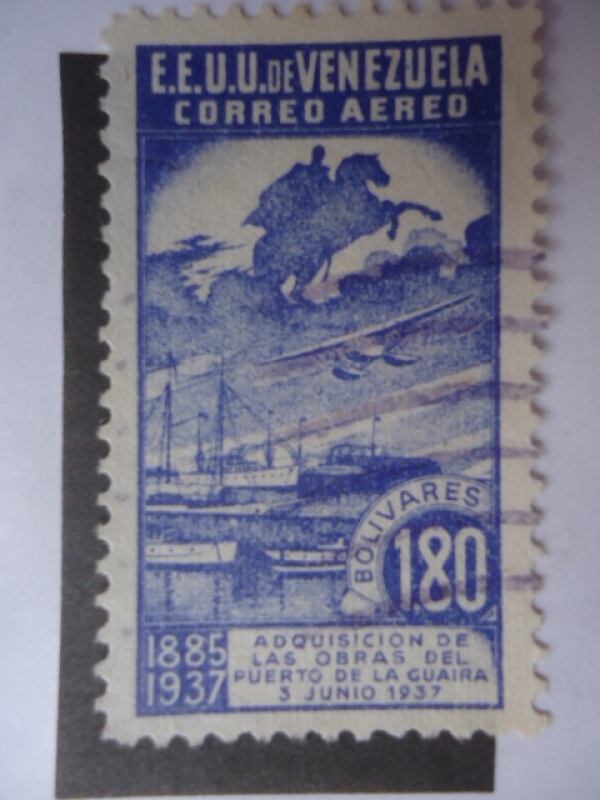 EE.UU. de Venezuela - Adquisición de las Obras del Puerto de la Gauira 1937.
