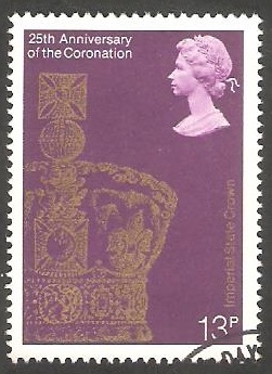 867 - 25 Anivº de la coronación de su Majestad Elizabeth II