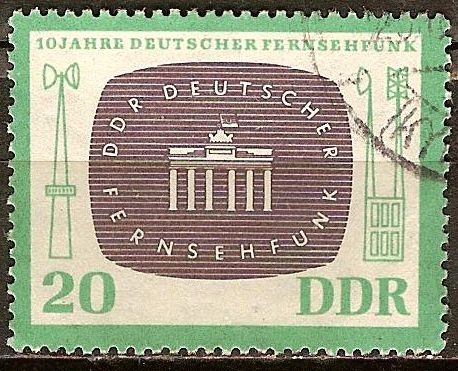  10 años de radio televisión alemana (DDR).