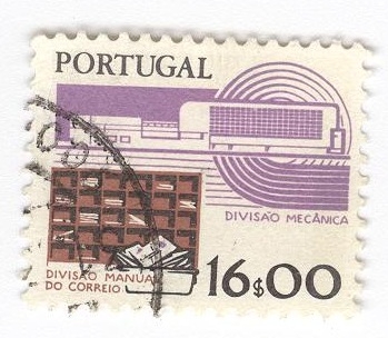 División manual de correos-División mecánica