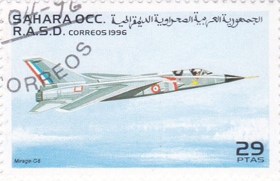 avión de combate- Mirage-G-8