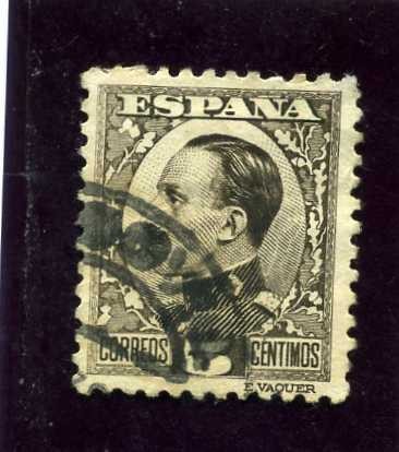 Alfonso XIII. Tipo Vaquer de perfil