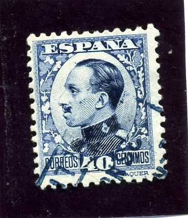 Alfonso XIII. Tipo Vaquer de perfil