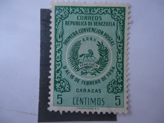 Primera Convención Postal-1954.