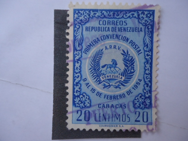Primera Convención Postal-1954.