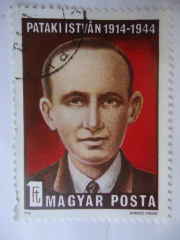 Pataki István 1914-1944 -Martir- Obrero Metalurgico-Comunista - (M/3005)