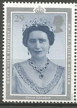 90 th  ANIVERSARIO  DE  LA  REINA  MADRE.  REINA  CONSORT  1937.