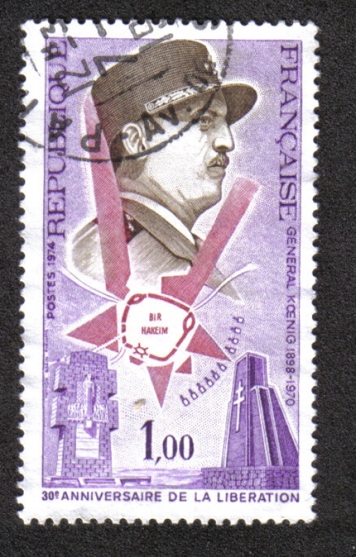 30 aniversario de la Liberación. general Koenig