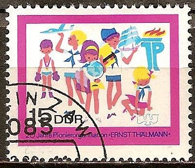 20a Aniv de Ernst Thalmann Jóvenes Pioneros(DDR).
