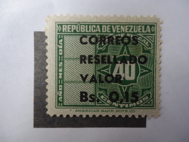 Tímbre Fiscal-República de Venezuela.
