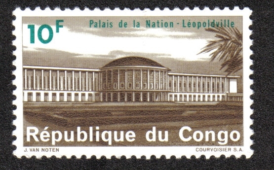 Palacio de La Nación, Leopoldville ( Kinshasa )