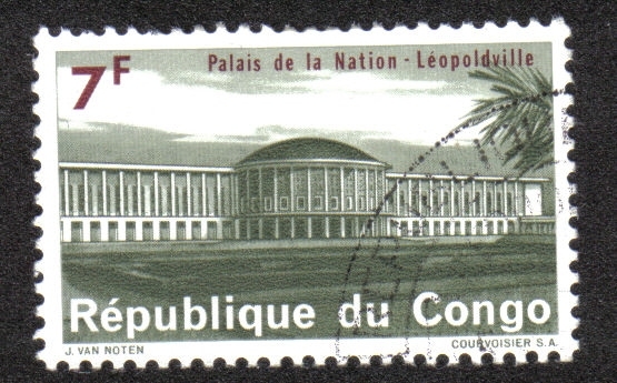 Palacio de La Nación, Leopoldville ( Kinshasa )