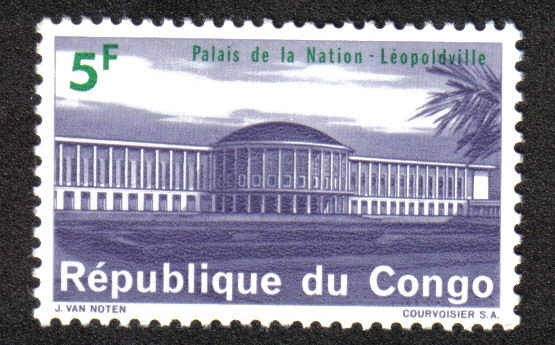 Palacio de La Nación, Leopoldville ( Kinshasa )