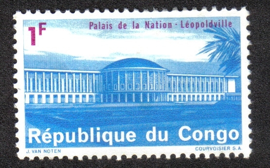 Palacio de La Nación, Leopoldville ( Kinshasa )