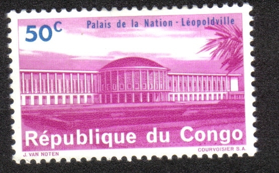 Palacio de La Nación, Leopoldville ( Kinshasa )