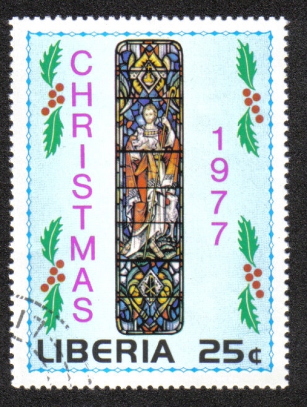 Navidad: ventana de la iglesia