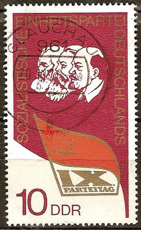 IX.Congreso del Partido Socialista Unificado de Alemania (SED)DDR.