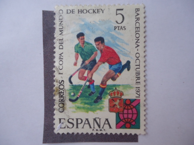 I Copa del Mundo de Hockey-Barcelona-Octubre 1971.