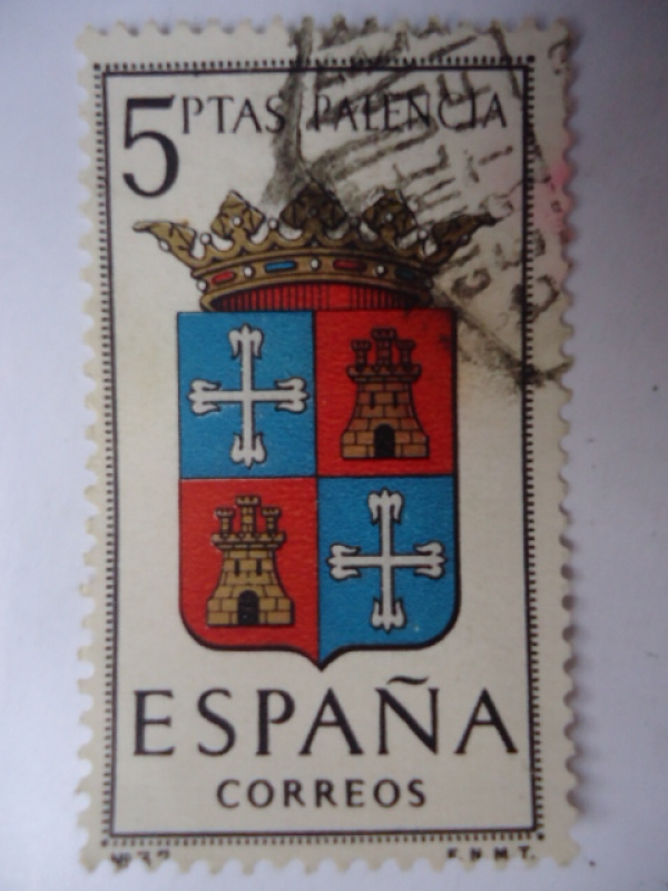 Ed:1631- Escudos Provincias de España-Nº37-PALENCIA.