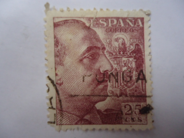 Ed:939 - General Francisco Franco - Serrie:General Francisco Franco (1) Sin Editor.